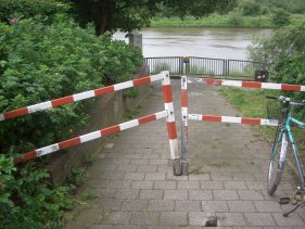 abschssiger Weg zur Weser